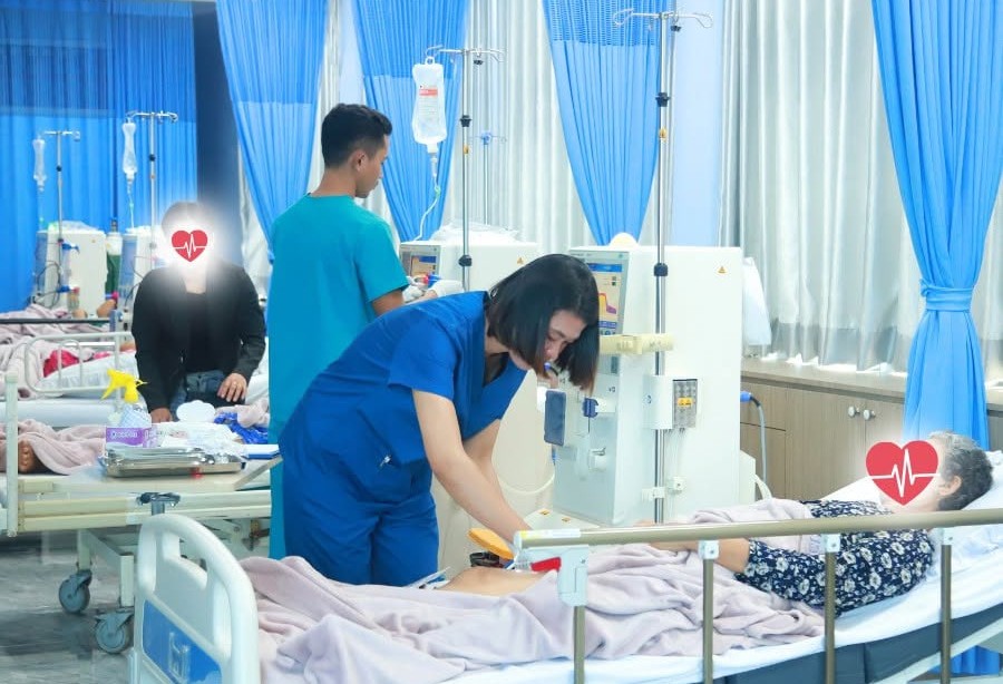 Hemodialysis treatment at Sovann Polyclinic